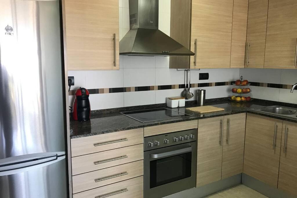 Precioso Atico En Complejo Residencial Con Piscina Apartment Sant Carlos de la Ràpita Exterior foto